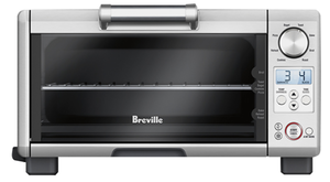 lot 421 image: Breville 1800W Mini Smart Toaster Oven Stainless Steel BOV450XL - Slightly Used