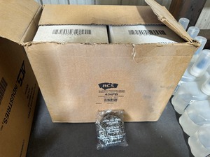 lot 56 image: Box of Stainless Steel Scrubbers