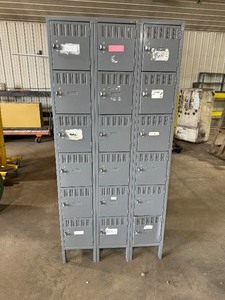 lot 63 image: Uline Eighteen Door Locker