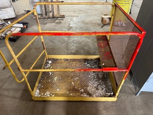 lot 65 image: Lift Cage (See Photo for Model #) 4 Deep x 3 Wide x 46 High