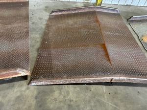 lot 109 image: Steel Dock Plate 78 x 70