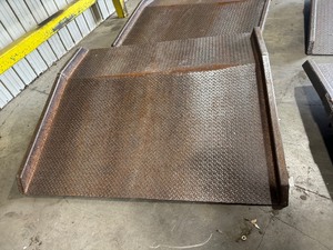 lot 28 image: Steel Dock Plate 78 x 72