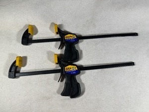 lot 147 image: Pair of Quick-Grip Bar Clamps 18455MM