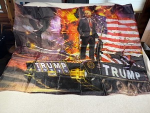 lot 131 image: Trump #1 Flag