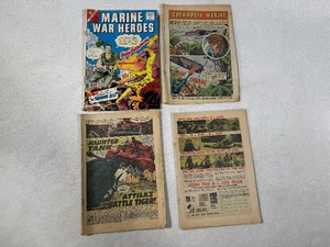 lot 118 image: Vintage Armed Service Comics (Qty 5)