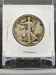 lot 58 image: 1935 U.S. Mint Silver Walking Liberty Half Dollar