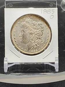 lot 55 image: 1885-O U.S. Mint Silver Morgan Dollar