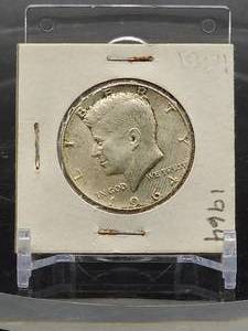 lot 110 image: 1964 U.S. Mint Silver Kennedy Half Dollar