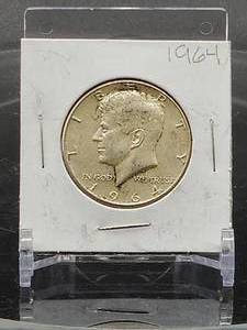 lot 90 image: 1964 U.S. Mint Silver Kennedy Half Dollar
