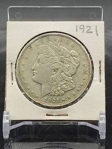lot 79 image: 1921 U.S. Mint Silver Morgan Dollar