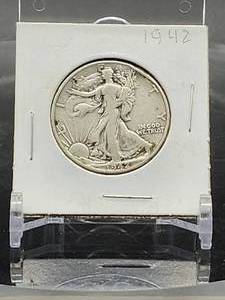 lot 89 image: 1947 U.S. Mint Silver Walking Liberty Half Dollar