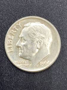 lot 23 image: (9) Assorted U.S. Mint Silver Roosevelt Dimes