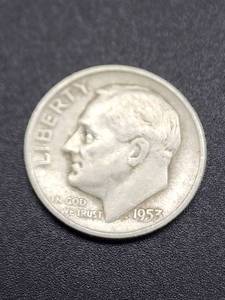 lot 88 image: (9) Assorted U.S. Mint Silver Roosevelt Dimes