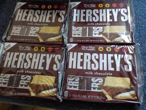 6 x 4 packs Hersheys Full Size Candy Bars