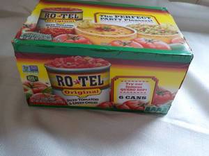 6 pack RO-TEL Original Diced Tomatoes and Green Chilies past best date