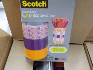 Case of 36 rolls Scotch Expressions Tape