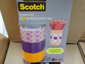 Case of 36 rolls Scotch Expressions Tape