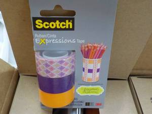 Case of 36 rolls Scotch Expressions Tape