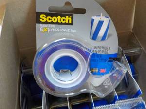 Case of 144 Blue Scotch Expressions Tape