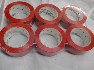 6 rolls Scotch #311x 2 Red Tape