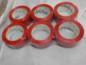 6 rolls Scotch #311x 2 Red Tape