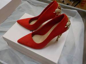 Just Fab Alana Red Pumps size 7.5...