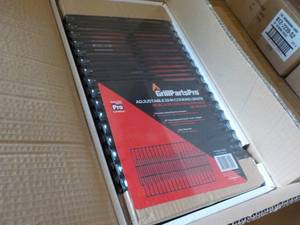 Case of 8 Grill Parts Pro Adjustable 19 Cooking Grates