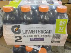 8 pack Gatorade Lower Sugar- Grape...