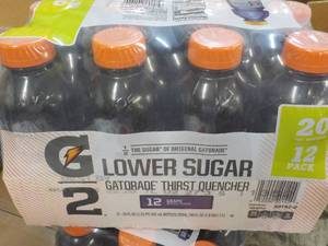 8 pack Gatorade Lower Sugar- Grape...