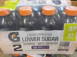 8 pack Gatorade Lower Sugar- Grape...