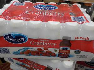 24 pack Ocean Spray Cranberry Juice- 10 oz bottles