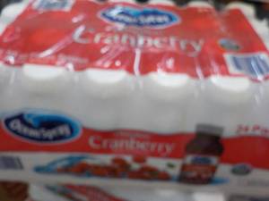 24 pack Ocean Spray Cranberry Juice- 10 oz bottles