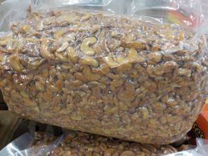12 12 lb. Bag Honey Roasted Cashews Halves and Pieces