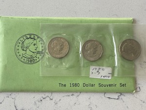 1980 Susan B. Anthony Dollar Set