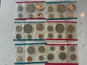 1977, 1978, 1979 P&D U.S. Mint Uncirculated Sets