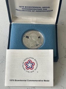 1976 Bicentennial Silver Medal