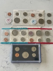 1972, 1983 P&D Mint Sets and 1971-S Proof Set