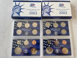 2002-S and 2003-S U.S. Mint Proof Sets