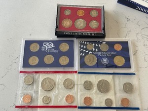 1982-S, 2000-S Proof Sets and 1992 P&D Mint Set