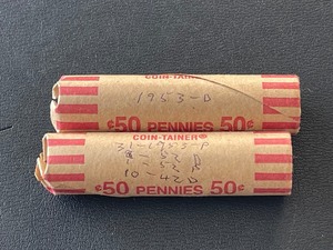 2 Rolls of Lincoln Wheat Cents