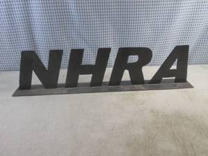 lot 12 image: (EC1) Metal NHRA 25 Long x 5 58 H