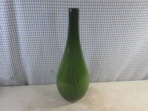 lot 57 image: (FS) Hand Blown Glass Vase 15 12 Tall