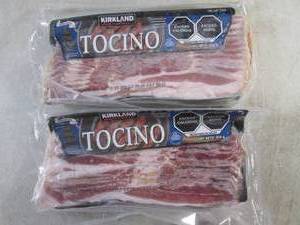 lot 96 image: (FRZ) 2 Packs of Frozen Kirkland Signature Tocino Bacon - Past Date