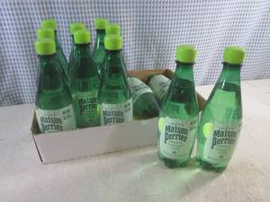 lot 166 image: (C-2) 12 Bottles Maison Perrier France Forever Lime Flavored Sparkling Water 16.9oz Bottles Best by April 2025