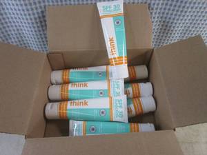 lot 171 image: (CS) 8 Tubes of Think SPF30 Sunscreen 3oz Tubes