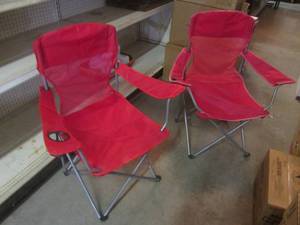 lot 199 image: (F-3) 2 Ozark Trail Portable Folding Chairs