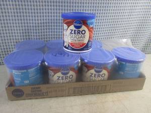 lot 223 image: (C-2) 8 Pillsbury Zero Sugar Creamy Supreme Chocolate Fudge Frosting 15oz Best by Feb 2024