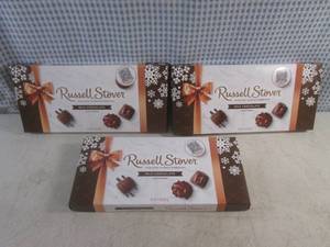 lot 226 image: (B-2) 3 Boxes Russell Stover Milk Chocolate Assortment Best by April 2024