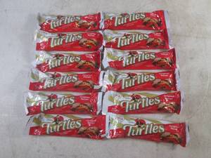 lot 238 image: (B-3) 12 Turtles Candy Bars Best by April 2024