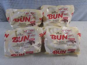 lot 255 image: (B-3) 4 Bags Pearsons Bun MapleVanilla Bite Size Variety Candy 9oz Best by Feb 2024
